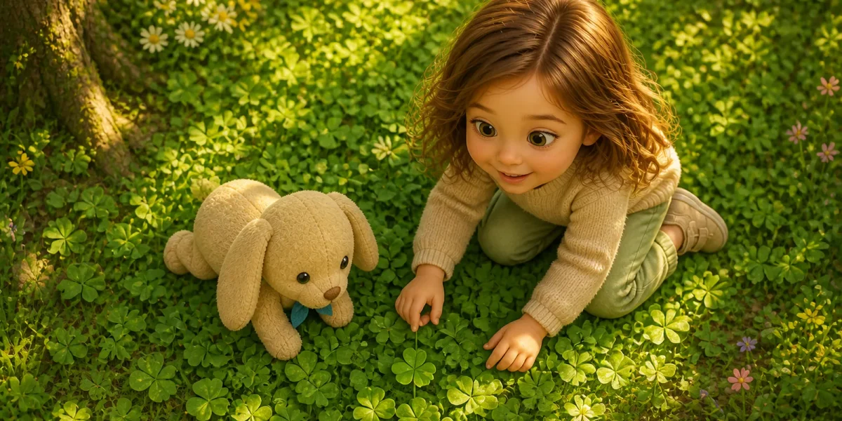 Illustration de l’extrait de « Emma et Lapinou au cœur de la forêt »